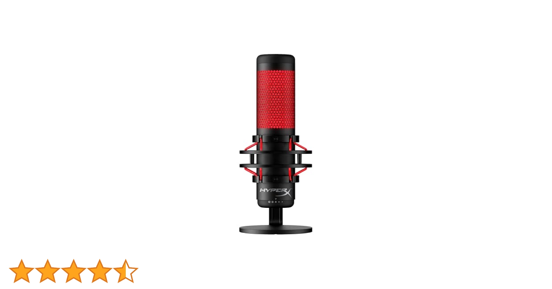 配信機器・PA機器・レコーディング機器 HyperX quadcast HX-MICQC-BK HX-MICQC-BK | ゲーミングオーディオ機器 | ゲーミング関連